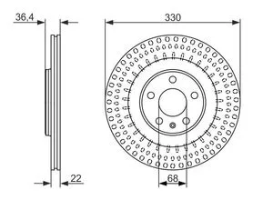 Bosch Bremsscheibe 0 986 479 750 - Bremsscheiben für optimale Bremsleistung, langlebig und präzise gefertigt für sicheres Fahren