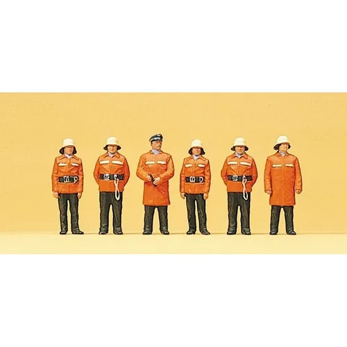 Preiser-10214 Feuerwehrmänner. Schutzanzug NEU OVP FeuerwehrmÃ¤nner Schutzanzug