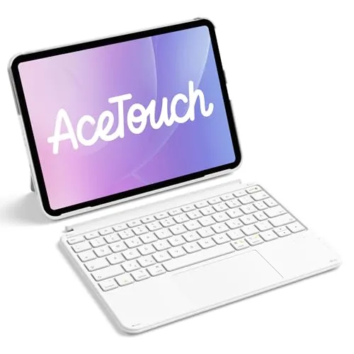 Inateck Hülle mit Tastatur für iPad 10/11 Generation - Taschen & Hüllen: Ultraleichte Tastatur mit nur 7.6mm Dicke und abnehmbarem Design, ideal für unterwegs und bequemes Arbeiten.