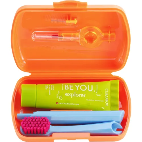 CURAPROX BE YOU Travel Set Reiseset, Orange