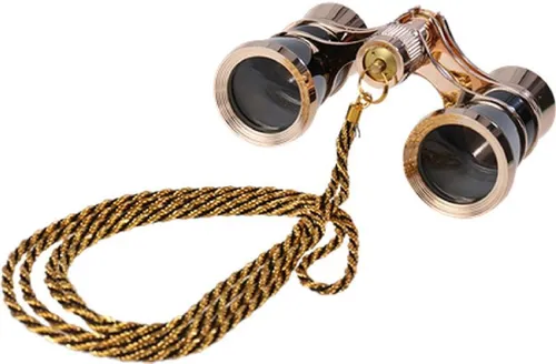 Byomic Theater-Fernglas 3x25 Gold-Schwarz - Kompakt & Elegant
