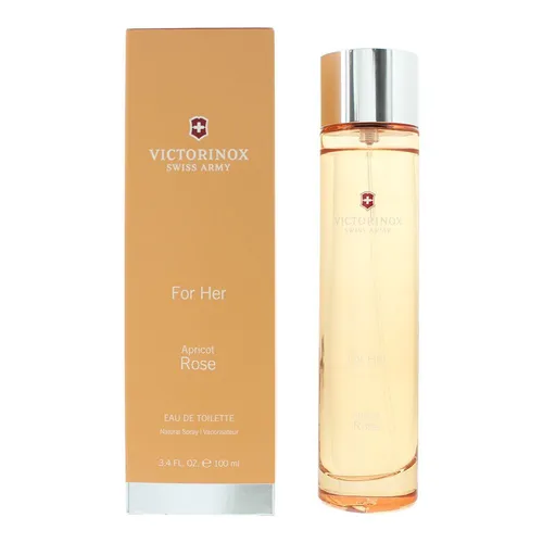 Victorinox Apricot Rose Eau de Toilette 100ml für Damen - Damen Parfüm mit fruchtigem Duft, ideal für den täglichen Gebrauch und ein Hauch von Eleganz.