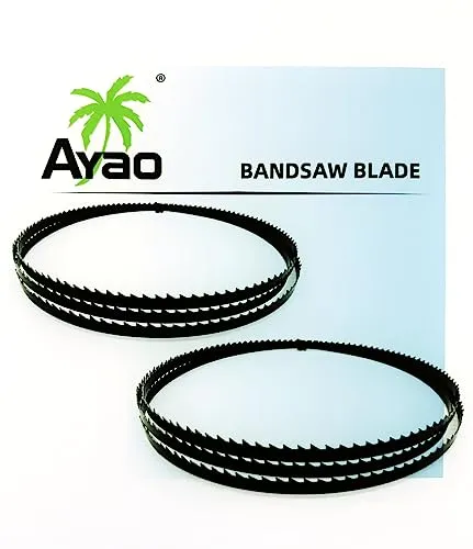 AYAO Bandsägeblatt, 1400 mm x 6,5 mm x 0.4mm X 12 ZpZ (2 Klingen)