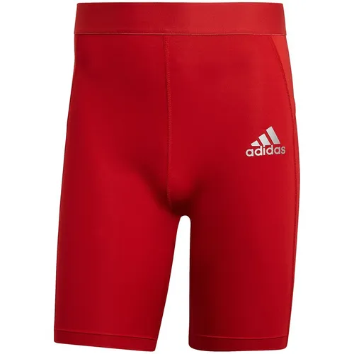adidas Damen Tf M TIGHT SHORT, Rouge Puissant, S-L EU in rot von adidas