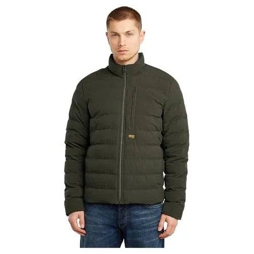 G-STAR Foundation Liner Jacke - Moderne Steppjacke mit Reißverschluss und elastischen Ärmelbündchen. Praktische Taschen und Hängeschlaufe bieten Komfort und Funktionalität für jeden Tag.