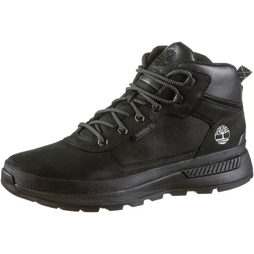 Timberland Mens Mid Lace UP Sneaker jet black 10 - Wanderschuhe für Herren, ideal für Alltag und Freizeit. Hergestellt aus nachhaltigem Leder mit 50% recyceltem PET, für höchsten Tragekomfort und Stabilität bei jedem Schritt.