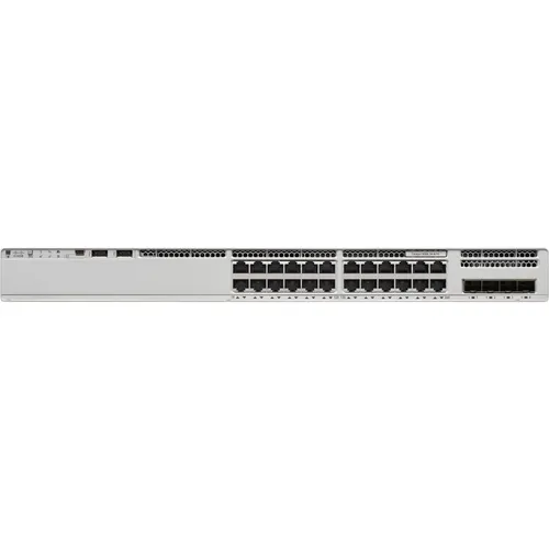 Cisco Catalyst 9200L Switch mit Network Essentials - 24x 10/100/1000GE Ports, Layer 3 Routing und flexible Lizenzoptionen - ideal für moderne Netzwerkinfrastrukturen.