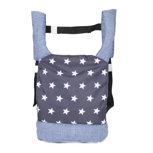 Bayer Chic 2000 Puppen Tragegurt Puppentrage Sternchen navy TOP