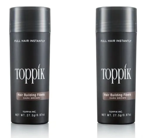 TOPPIK Haarverdichter 27,5 g - Weiß (2er Set) - Haarverdichter für ein volles Haarbild. Das Set enthält 2 x 27,5 g Streuhaar in Weiß, ideal zur Auffüllung und für ein natürliches Aussehen.