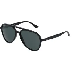 Ray-Ban RB4376 Unisex-Sonnenbrille – Stilvolle Pilotform in Schwarz - Sportbrillen | Hochwertige Ray-Ban Sonnenbrille mit grünem Glas, ideal für trendbewusste Outdoor-Aktivitäten.