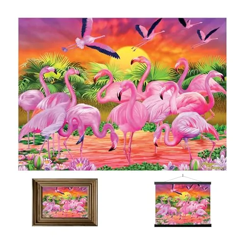 3D LiveLife Linsenförmige Wandkunst Drucke in pink von 3D LiveLife