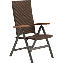 Klappsessel Gartenstuhl Davenport II Braun