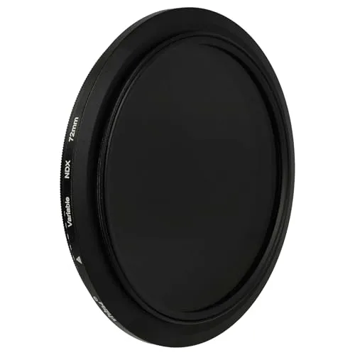 vhbw Graufilter ND-Filter ND-Fader variabel ND2-400 72 mm kompatibel mit Digitalkamera, Analogkamera