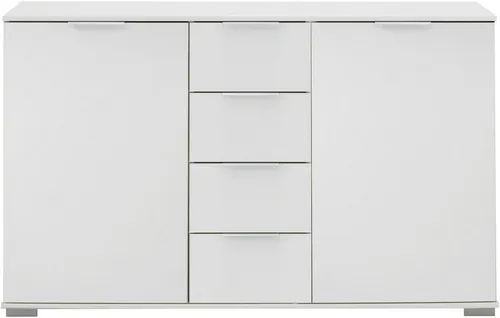 Ti'me Sideboard in Weiß und Eiche in weiß von Wimex