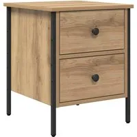 vidaXL Nachttisch Artisan Eiche von vidaXL