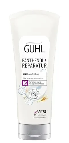 Guhl Panthenol + Reparatur 2-in-1 Kur & Spülung - Inhalt: 200 ml - Haartyp: beansprucht - Dermatologisch bestätigt
