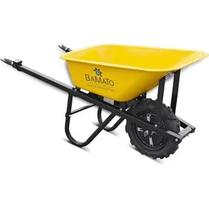 BAMATO elektrische Schubkarre MTR-150 - stabile Konstruktion für schwere Lasten, ideal für Gartenbesitzer und Landschaftsbauer