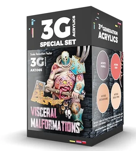 AK Interactive AK1065 - Wargame Color Set Visceral Malformations - Neu
