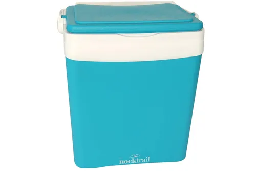 ROCKTRAIL Basic Kühlbox Blau 25 Liter 2in1 Deckel & Tablett Kühltasche Camping