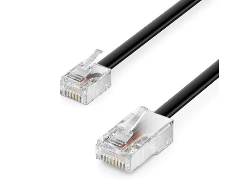 Telefonkabel Schwarz von deleyCON