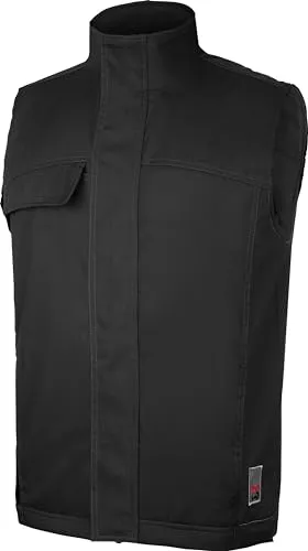 WÜRTH MODYF Winter Arbeitsweste Star CP – warme und komfortable Weste für Handwerker in den Größen M – mit Wärmefütterung - in Schwarz
