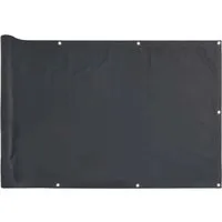vidaXL Balkon-Sichtschutz Anthrazit 300x75 cm aus PVC - Vielseitiger Balkon-Sichtschutz aus witterungsbeständigem PVC, ideal für Metallzäune. Langlebig und leicht zu reinigen, sorgt er für Privatsphäre und Stil auf deinem Balkon.