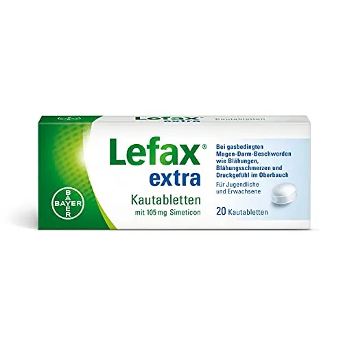 Lefax extra Kautabletten, 20 St. Tabletten von LEFAX