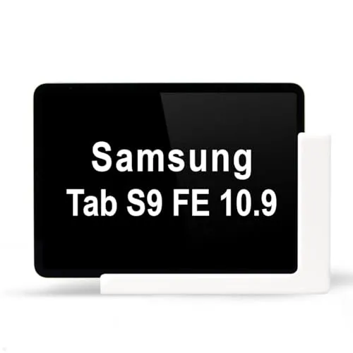 TabLines TWP032 Wandhalterung für Samsung Tab S9 FE 10.9 (weiß)