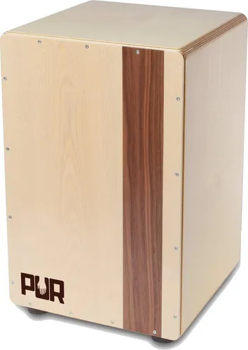 PUR Cajon Compact QS - PC 2259 Zebrano mit Quick-Snare-Mechanik - Percussion-Instrument mit Quick-Snare-Mechanik für vielseitige Klänge und einfachen Einsatz, perfekt für Musiker und Einsteiger.