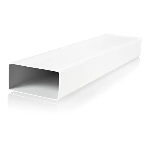 Flachkanal System Kunststoff Abluft Zuluft Dunstabzugshaube 60x120