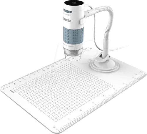 REFLECTA 66144 Digital-Mikroskop 60x-250x - Mikroskop mit 2 MP Auflösung, USB-Anschluss und flexiblem Stativ, ideal für detaillierte Untersuchungen in Schule oder Hobby.
