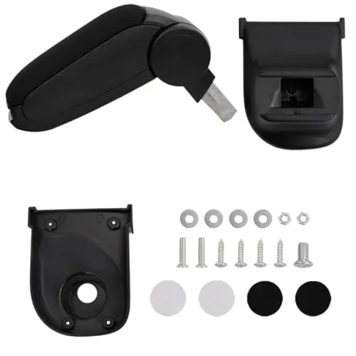 vidaXL Auto Armlehne mit Stauraum, Höhenverstellbare Mittelkonsole - Armlehnen mit zusätzlichem Stauraum, höhenverstellbar für optimalen Komfort bei langen Fahrten. Langlebiges ABS-Material sorgt für Strapazierfähigkeit und einfache Montage.