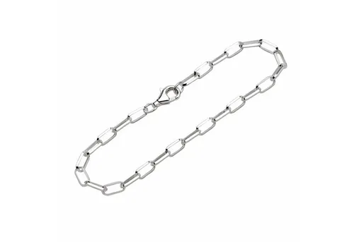 NKlaus Silberarmband 925 Sterling Silber 19cm Dreikantkette - Elegantes Armband aus 925 Sterling Silber mit Dreikantkette. Hochwertige Verarbeitung, ideal für jeden Anlass. Länge: 19cm, Breite: 3,76mm, Gewicht: 3g. Perfekt für Handgelenke bis 17cm.