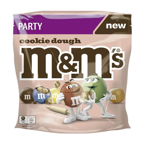M&M'S® Cookie 675g - M&M'S® Cookie Dough - die bunten Schokolinsen sind der ideale Snack für jede Gelegenheit. Perfekt für unterwegs oder als Partyüberraschung. Genießen Sie den knusprigen Zuckerüberzug, der im Mund schmilzt!