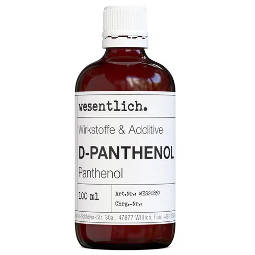 D-Panthenol 75%, 100ml, Provitamin von wesentich.