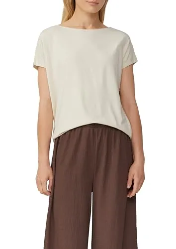 s.Oliver Fließendes Jersey-Shirt mit überschnittenen Schultern