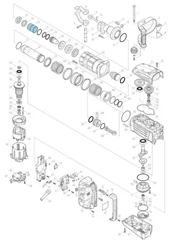 Makita Ersatzteile für Stemmhammer HM1317CB von Makita
