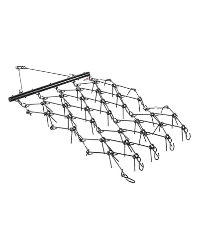 VEVOR Schleppegge 1707x1219mm - Robuste Wiesenegge mit 80 scharfen Zähnen für effektive Bodenvorbereitung und Landschaftsglättung. Ideal für ATV- & UTV-Traktoren, einfach zu montieren und platzsparend zusammenklappbar.