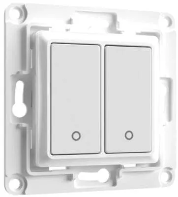Shelly Wall Switch 2 - Intelligenter Wandschalter, 2-fach, weiß - Vielseitiger Shelly Wall Switch 2-fach Wandschalter für die smarte Steuerung. Ideal für den manuellen Einsatz oder die Verbindung mit intelligenten Relais.
