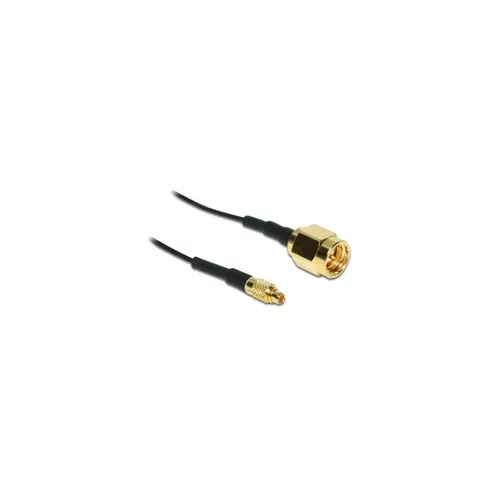 Produktbild - Delock Antennenkabel SMA Stecker zu MMCX Stecker 1.13 120 mm 88471