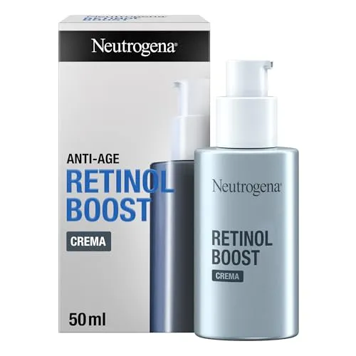 Neutrogena Retinol Boost Gesichtscreme - Anti-Falten Gesichtscreme mit reinem Retinol, für alle Hauttypen, sorgt für jugendliche und gesunde Haut