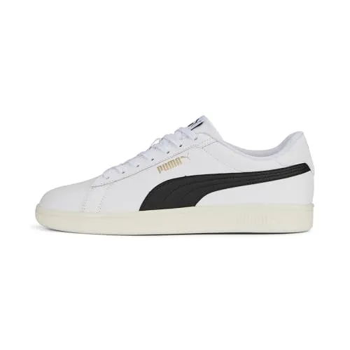 Puma Smash 3.0 L Unisex Sneaker - Herren-Sneaker mit hochwertigem Leder-Obermaterial und gepolstertem Kragen für maximalen Komfort und Stil.
