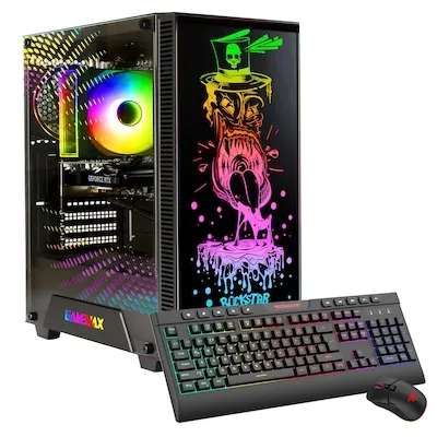 Hyrican GAMEMAX Gaming-PC Rockstar 7849 – AMD Ryzen 5, 16 GB RAM, 1 TB SSD, GeForce RTX 5070 - Leistungsstarker Gaming-PC mit AMD Ryzen 5 9600X und 16 GB RAM. Genießen Sie flüssiges Gaming mit der GeForce RTX 5070 und schneller SSD für blitzschnelle Ladezeiten. Ideal für Gamer!