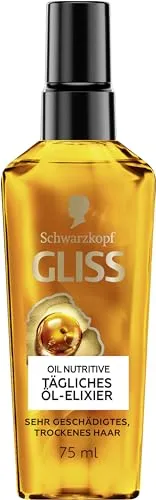 Gliss Haaröl tägliches Öl-Elixier (75 ml) für trockenes Haar | Schwarzkopf Haarpflege