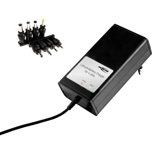 Ansmann LBC-4cells Akkupack-Ladegerät 2000mA LiIon - Modellbau Elektronik – Universelles Lithium Ladegerät mit schnellem CCCV Ladeverfahren und sicherem Verpol- sowie Kurzschlussschutz für maximale Sicherheit beim Laden.