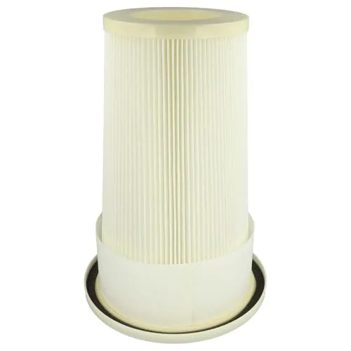 vhbw Faltenfilter Ersatz für Dustcontrol 42028 für Staubsauger - Patronenfilter, Weiß, Abwaschbar