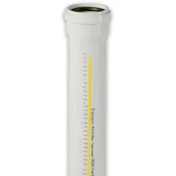 Produktbild Schallgedämmtes Abwasserrohr mit einseitiger Muffe (Ausführung: DN 78 L=150 mm)