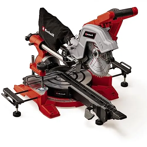Einhell Kapp-Gehrungssäge TE-SM 8 L Dual - 1800 W, präzise Schnitte bis 305 mm mit Laser und Zugfunktion