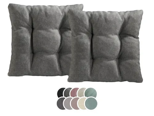 XDREAM Stuhlkissen Sitzkissen Set (2er & 4er) für Stühle und Bänke, robuste Polsterauflage für indoor und outdoor, 38x38x6 cm