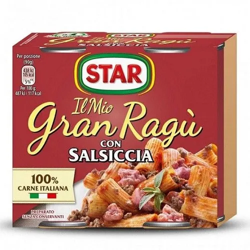 Il mio Gran ragu Star salsiccia tomatensauce 360g sauce mit Würst Tomatensuppe